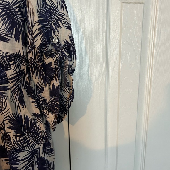 Jones&Co- linen like material babydoll top- Size 2X - Picture 5 of 6